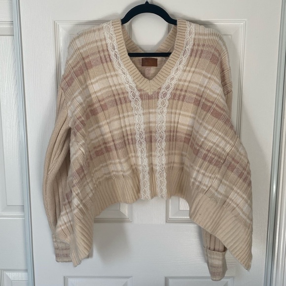 POL Oversized Stripe Long Sleeve Sweater - Picture 2 of 6